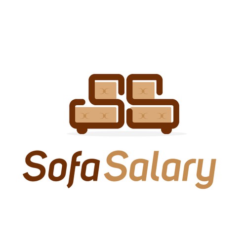 Sofa design with the title 'Sofa Salary'