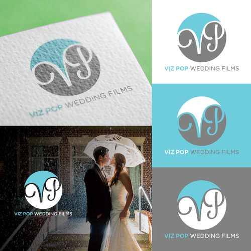 Wedding brand with the title 'Whimsical Logo for Wedding Film Company'