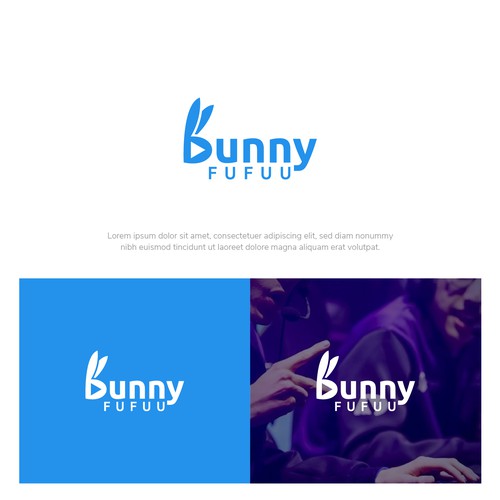 Bunny logo with the title 'Logo for Bunny Fufuu'