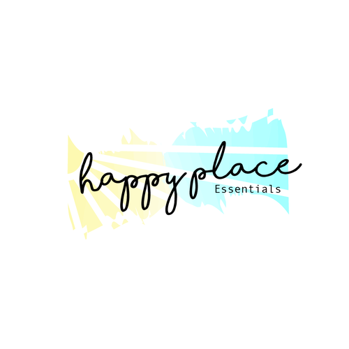 Place logo with the title 'Happy & Bright Logo Concept'