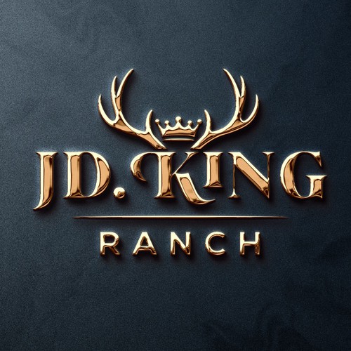 Outdoor logo with the title 'Logo for JD King Ranch'