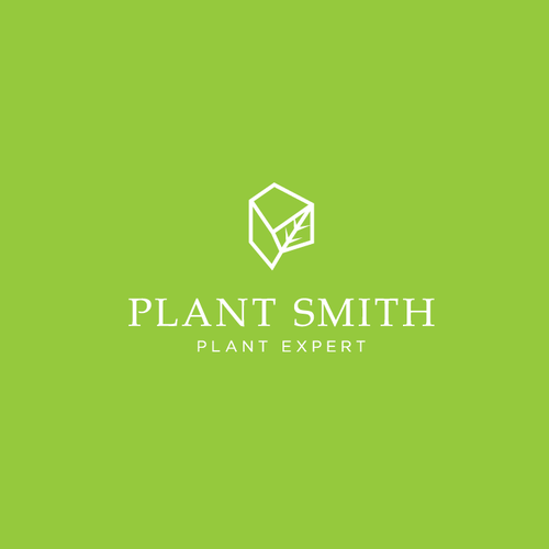Stone design with the title 'Urban, indoor plant shop needs a beautiful, bold logo.'