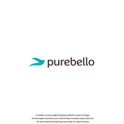 Fly logo with the title 'Logo design for purebello'