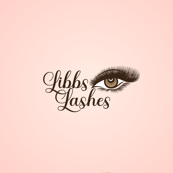 Coral logo with the title 'Libbs Lashes Logo'