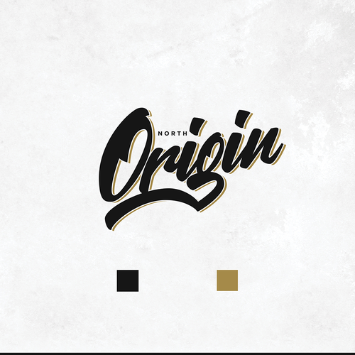 North logo with the title 'Logo design concept for a clothing line'