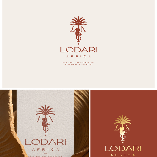Travel agency logo with the title 'Modern travel logo'