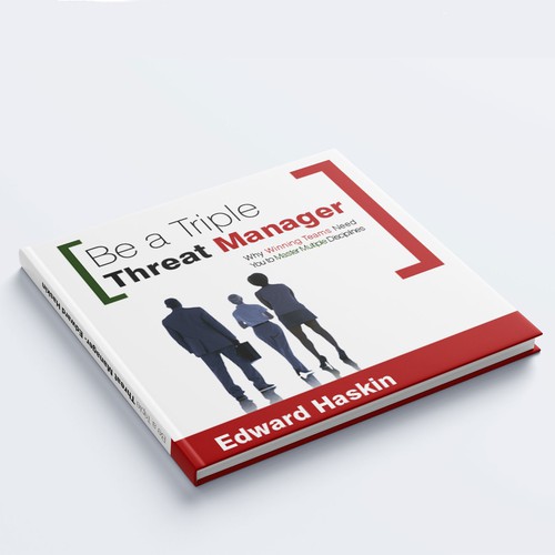 Management book cover with the title 'Book cover for menager's book'