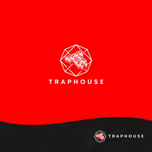 Cybersecurity brand with the title 'Logo for Traphouse'