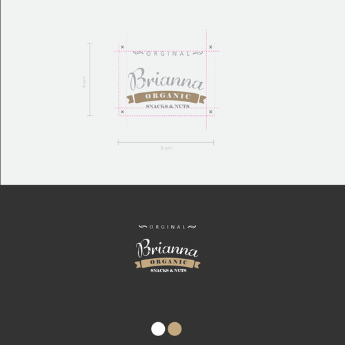 Snacks design with the title 'Brianna'