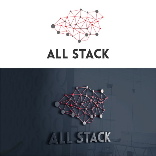 Startup brand with the title 'Logo Design '