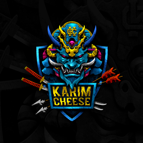 Aggressive design with the title 'Karim Cheese'
