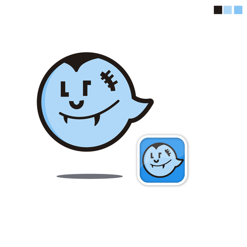 Scary logo with the title 'Terror-Comedy smartphone app "Lure"'