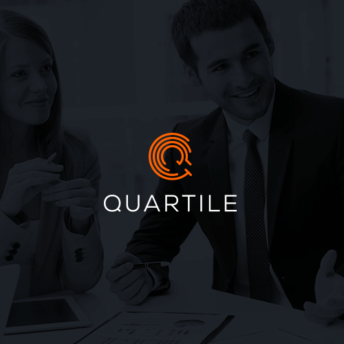 Edgy logo with the title 'Quartile Logo (proposal)'