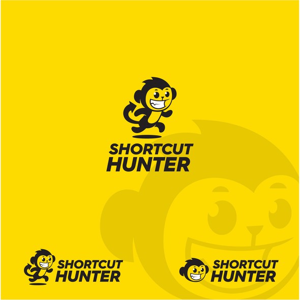 Cheeky design with the title 'shortcut hunter'