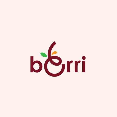 Berry design with the title 'Juice & Baby Food Company logo'