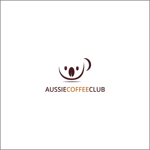 Australia flag logo with the title 'Koala coffee '