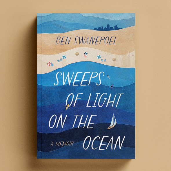 Book cover with the title 'Sweeps of Light on the Ocean '