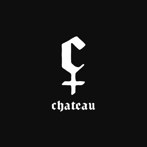 Shirt logo with the title 'Bold Logo yet Egdy for Chateau'