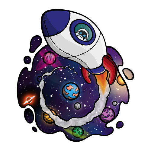 Galaxy logo with the title 'Peekaboo Galaxy Toys'