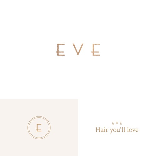 Hairstyle logo with the title 'Eve Concept'