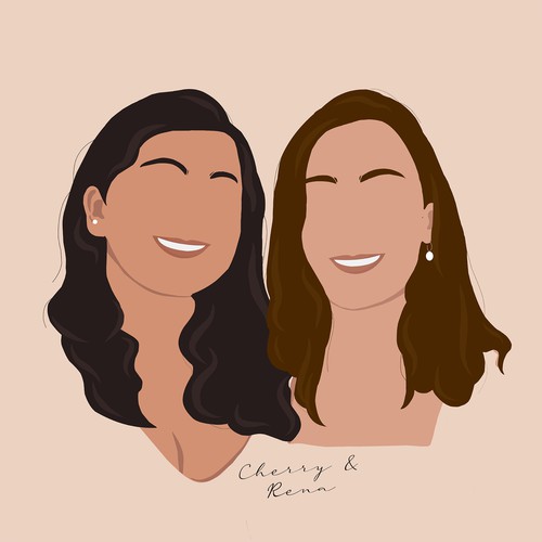 Beauty artwork with the title 'Cherry & Rena'