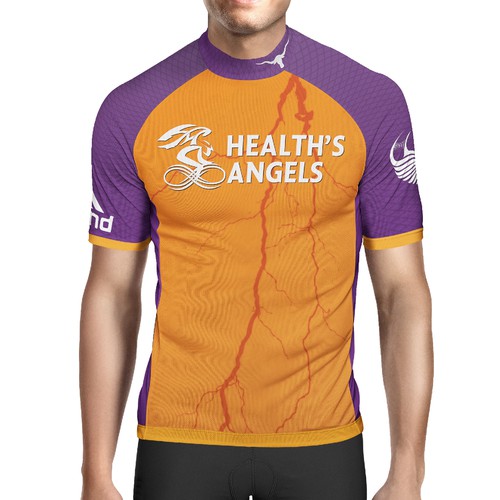 Mountain bike design with the title 'Montain Bike Jersey Design'