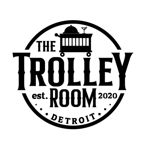 Michigan logo with the title 'The Trolley Room'