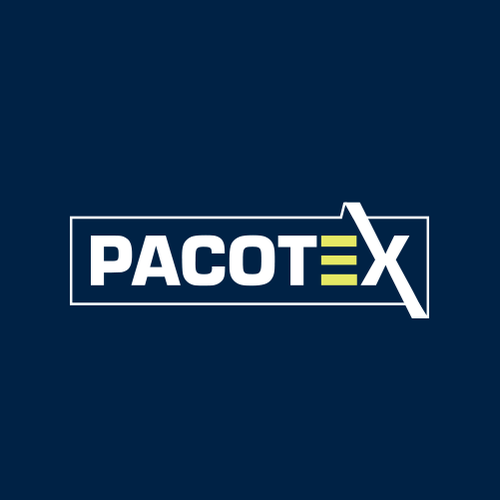 Word art logo with the title 'Modern, bold, geometric wordmark'