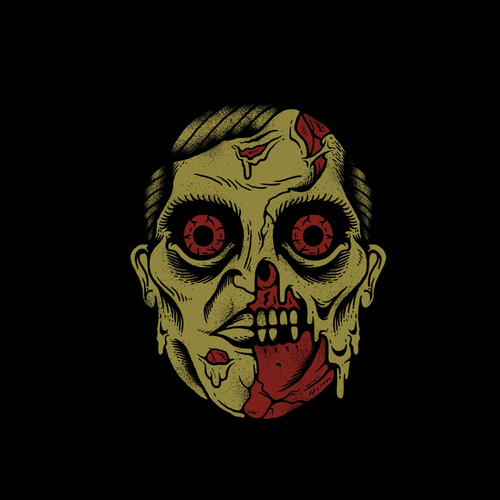 Zombie t-shirt with the title 'zombie'