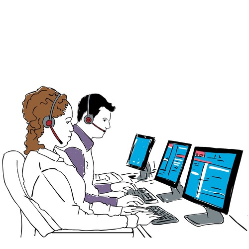 White background design with the title 'concept art illustration'