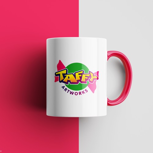 Restaurant design with the title 'Colorful Logo for a glass artist'