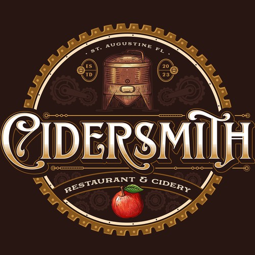 Gear design with the title 'Cidersmith'