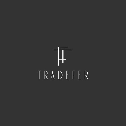 Chanel logo with the title 'Logo design for Tradefer.'