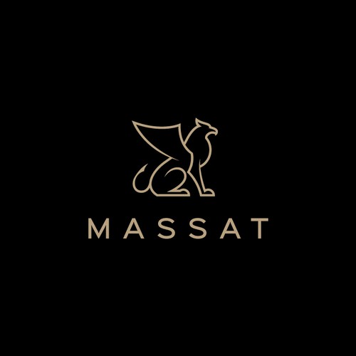 Eagle logo with the title 'Massat Griffon Logo'