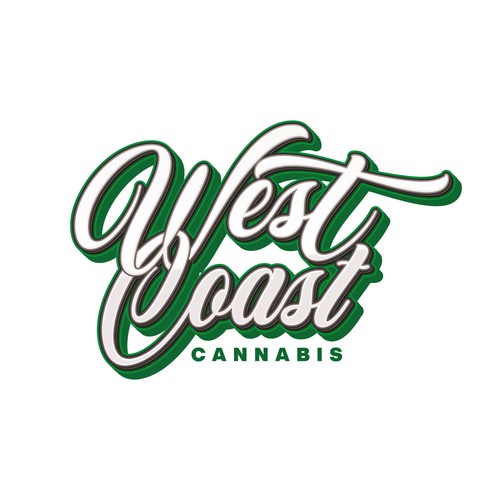 LA logo with the title 'West coast cannabis'