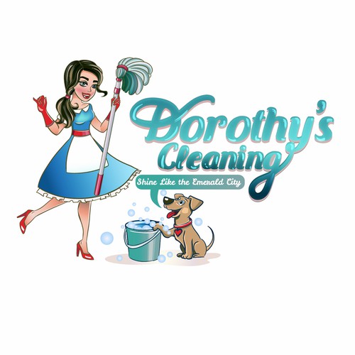Sparkling logo with the title 'Logo for cleaning company'