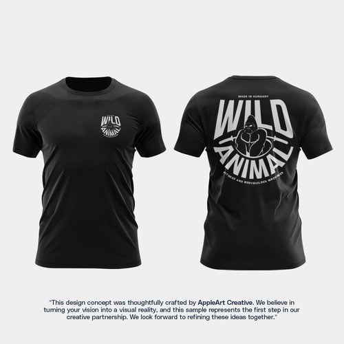 Inspirational design with the title 'Wild Animal'