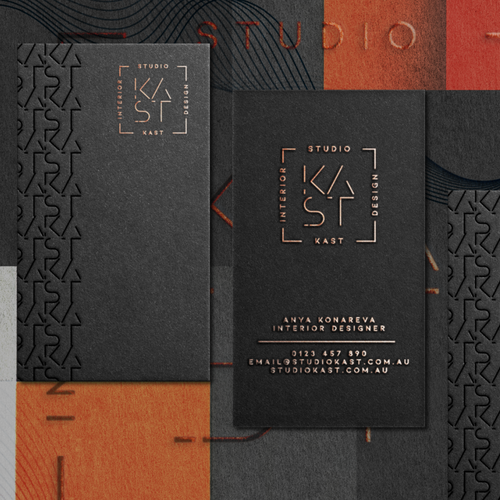 Retail design with the title 'Logo and Business Cards for Interior Design Studio'