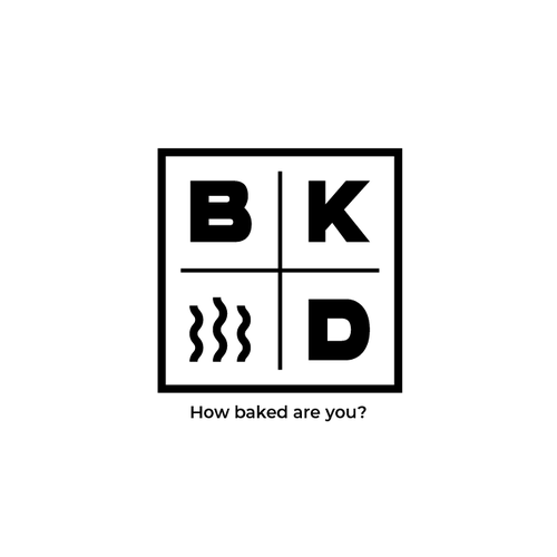 Hipster brand with the title 'Bold branding for baked goods'