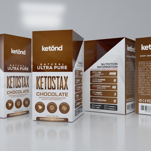 Nutrition packaging with the title 'supplement '