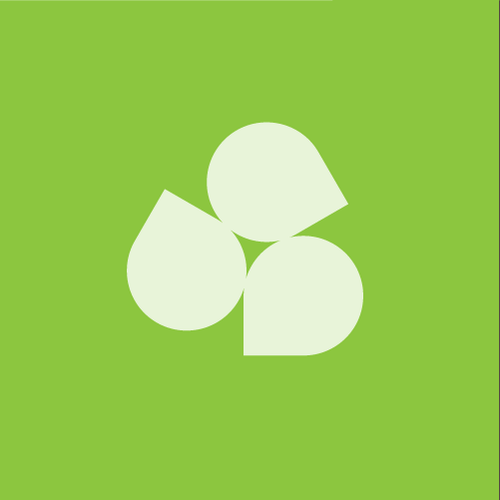 Drop design with the title 'Logo for 'greenloop''