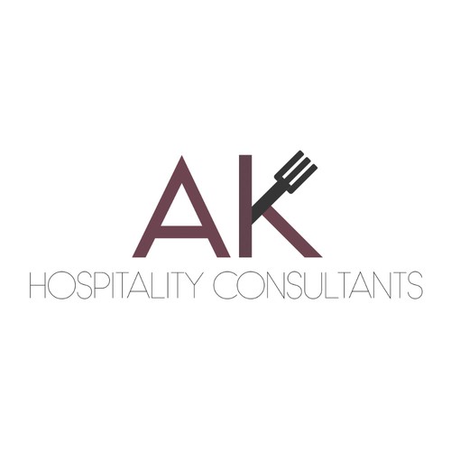 Hospitality logo with the title 'Logo for AK Hospitality Consultants'