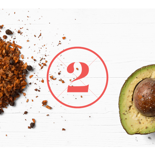 Instagram ad design with the title 'Launching new menu GIF'