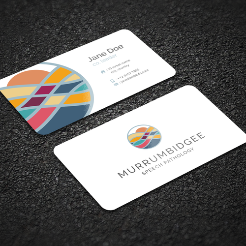 Circle brand with the title 'Murrumbidgee Speech Pathology Logo Design'