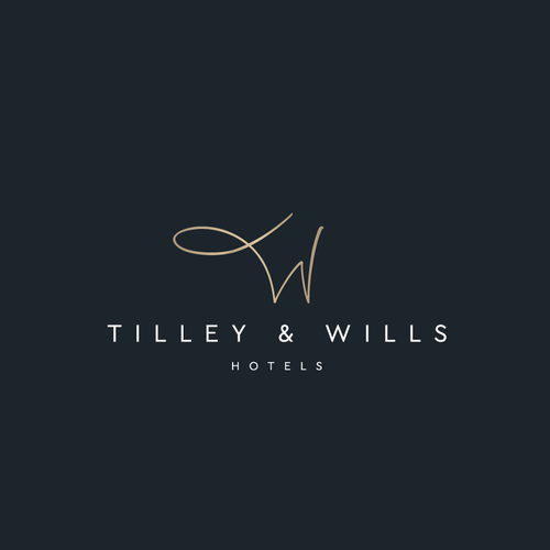 Sophisticated logo with the title 'hospitality management company'