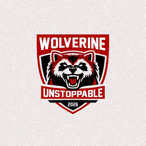 Logo with the title 'Wolverine'