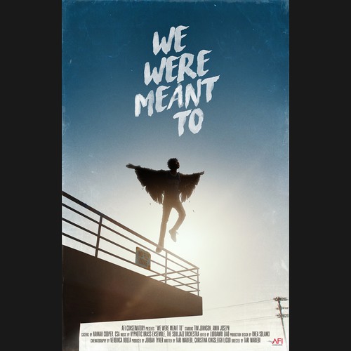 Drama design with the title 'We Were Meant To | Theatrical Film Poster'