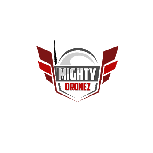 Drone design with the title 'Mighty Drone'