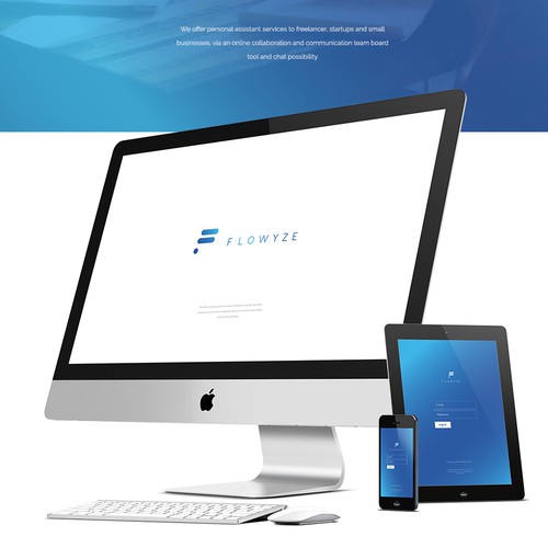 Business logo with the title 'Logo Design for Flowyze'