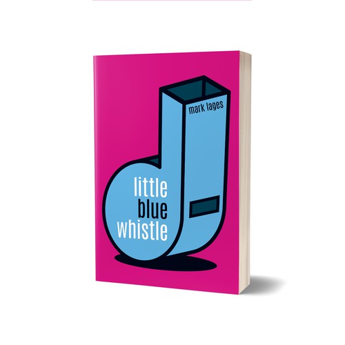LGBT+ book cover with the title 'Little Blue Whistle Book Cover'